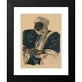 thumbnail image 2 of Alexander Evgenievich Yakovlev 14x18 Black Modern Framed Museum Art Print Titled - Mohamed Salek, Dit Doud Moura, Sultan Du Ouadai. Fort Lamy (1931), 2 of 5