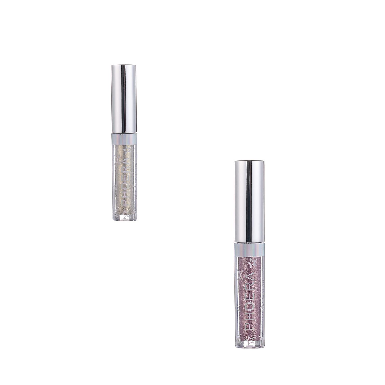 12 Color PHOERA Magnificent Metals Glitter and Glow Liquid Eyeshadow