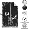 thumbnail image 3 of GZHJMY Electric Guitar Music Rock Roll Kitchen Towels Dish Bar Tea Towel Dishcloths 1 Pack Super Absorbent Soft 18 x 28 inches, 3 of 7