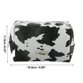 thumbnail image 4 of Unique Bargains Neceser de viaje para cosméticos portátil, estuche impermeable, organizador de maquillaje, neceser para mujer, negro y blanco, 4 of 7