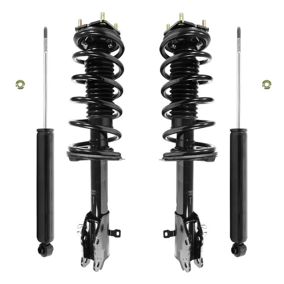 Unity Automotive Front & Rear Complete Strut Assembly Shock Kit Fits 2007-2012 Mazda CX-7, 4-11683-259420-001