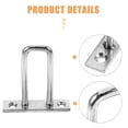 thumbnail image 3 of HEATSHAKING 2Pcs Stainless Steel Orange Juicer Cutter Holders for Home and Commercial Juicer Accessories, 3 of 8
