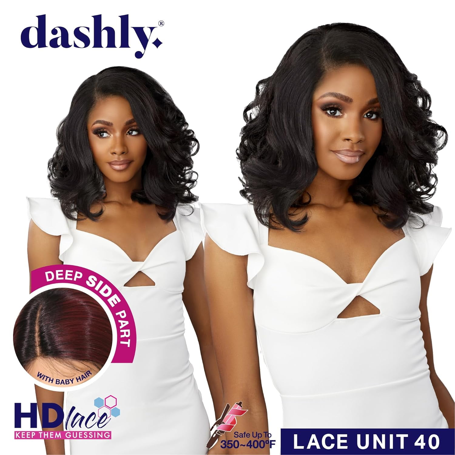 Sensationnel Dashly Synthetic HD Lace Front Wig - LACE UNIT 40