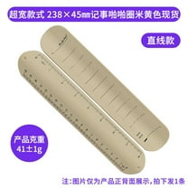 Begzeat Erasable Wristband, 9.4" X1.2" Slap Wrist Notepad, Waterproof Silicone Memo Wristbands, Reusable Wearable to Do List Bracelet Notepad with Ruler for Daily Study Work Supplies