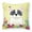 MultiColor, variant on Easter Eggs Design Dog Art Fabric Decorative Pillow