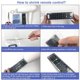 thumbnail image 4 of 20 piezas de película termorretráctil transparente para control remoto de TV/aire acondicionado, bolsa protectora universal, 6 x 25 cm, 4 of 4