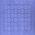thumbnail image 1 of Ahgly Company Indoor Square Oriental Blue Industrial Area Rugs, 6' Square, 1 of 4