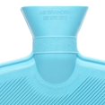 thumbnail image 2 of A2Z Hot Water Bottle 2L Blue Rubber Hot Water Bag for Pain Relief and Relaxation Durable and Leak Proof, 2 of 2
