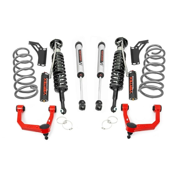 Rough Country 3" Vertex/V2 Suspension Lift Kit for 10-24 4-Runner 4WD - 76658RED