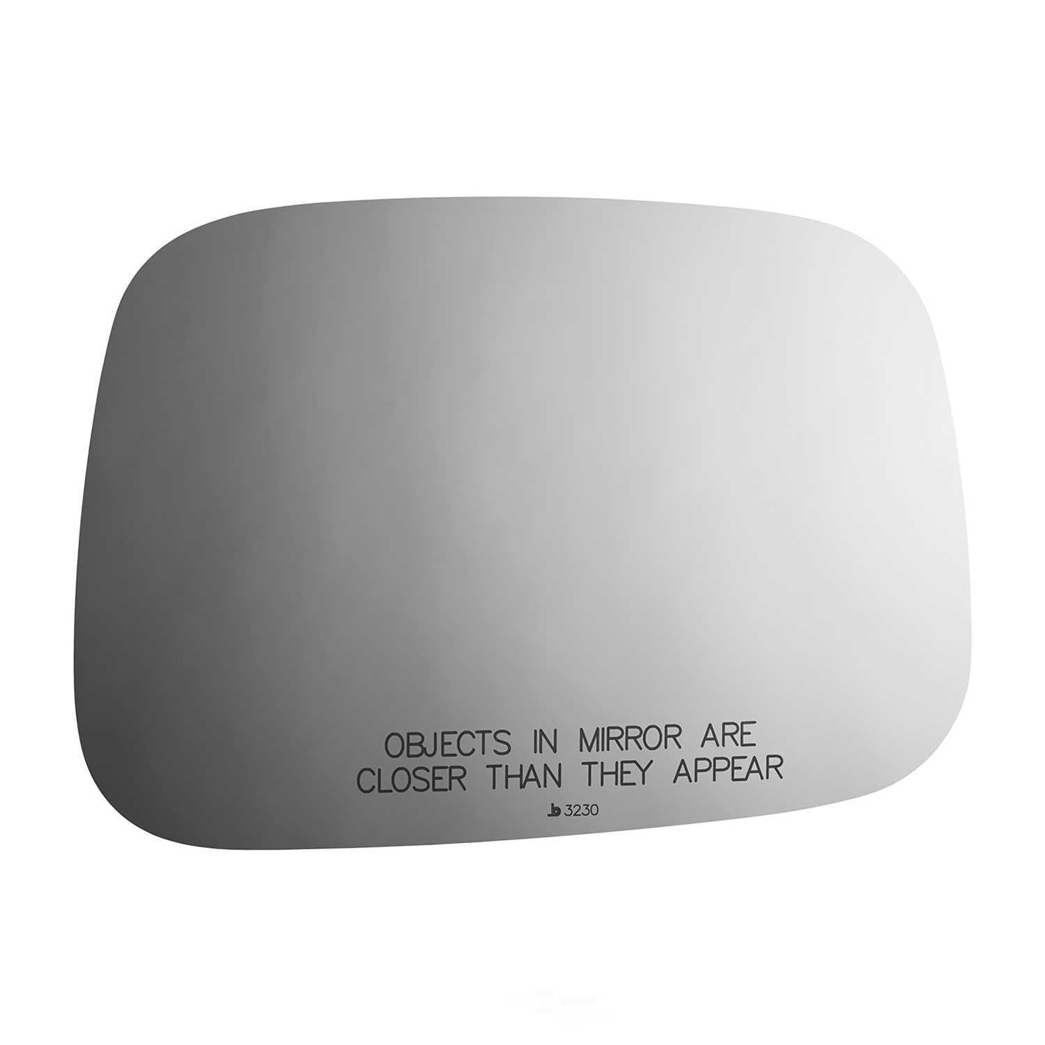 Burco Side View Mirror Replacement Glass - Clear Glass - 3230