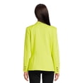 thumbnail image 3 of Attitude Unknown Women’s and Women’s Plus Ponte Blazer, Sizes XS-3X, 3 of 5