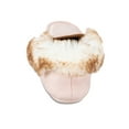 thumbnail image 5 of Jessica Simpson Microsuede Whipstitch Tipped Faux-Fur Moccasin Slipper, 5 of 6