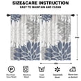 thumbnail image 2 of Blackout Kids Curtains,Boho Bohemia Pioneer Flower Art Childrens Insulated Curtains Set Of 2,Bedroom Essentials,Toddler Room Decor 42"x63"(106x160cm), 2 of 4