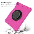 thumbnail image 2 of iPad 8th Generation Case 10.2", iPad 10.2 7th Gen Case, iPad Air 3 Case 10.5", Allytech Shockproof Silicone EVA Rubber Kickstand Shoulder Strap Kids Friendly Case Cover for iPad 10.2", Rose, 2 of 6