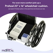 ProHeal Premium Wheelchair with Removable Desk Arms, Swing Away Foot Rests, 20 Seat