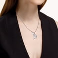 thumbnail image 4 of SIfdSeng Butterfly Necklace Female Sense Creative Card Necklace Gift for Friends Female Necklace Female Design Sense Temperament, 4 of 8