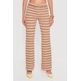 thumbnail image 3 of Women's Striped Textured Knit Boot Cut Casual Pants, 3 of 4