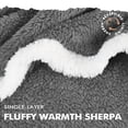 thumbnail image 4 of Sudadera con capucha Tirrinia Oversized Fluffy Sherpa para adulto, 4 of 7