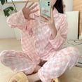 thumbnail image 3 of Pijamas versión coreana de cuadros y cuadros estilo Melody., 3 of 3