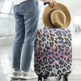 thumbnail image 2 of Pink and Blue Of Leopard Print Luggage Cover Fashion Suitcase Cover Baggage Covers Fit 25-28 Inch Luggage (Go Travel), 2 of 5