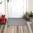 thumbnail image 2 of 18-inch x 30-inch Wicklow Grey Woven Mat, 2 of 5