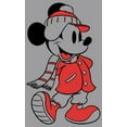 thumbnail image 2 of Boy's Mickey & Friends Mickey Ready For Winter  Pull Over Hoodie Athletic Heather Small, 2 of 4