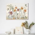 thumbnail image 5 of Farmhouse Flower Bathroom Decor Wall Art Hummingbird Floral Pictures Wall Decor Bottles Canvas Painting Prints Artwork Home Decorations Framed for Bedroom 12inx16in, 5 of 6