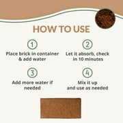 Plantonix Coco Bliss Coco Coir/ Pith Soil Medium 650g 10 Bricks 3.2 cu ft