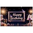 thumbnail image 2 of Decorative Design Happy Birthday Banner Balloon Decoration Party Decoration for Birthday Party Celebration Indoor Decoration, 2 of 8