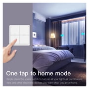 Tuya Smart ZigBee 3.0 Wireless 12 Scenes Wall Switch Button Controller Adhesive Smart Automation ,Trusted and Reliable