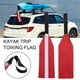 thumbnail image 3 of Speravity Bandera de seguridad para Kayak de tela Oxford, señal de advertencia para camiones y remolques, tira reflectante, accesorios de viaje Bombillas para automóviles, 3 of 6