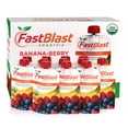 thumbnail image 3 of FastBlast Banana-Berry 100% Smoothie - Refreshing & Energizing Blend 3.5 oz (99g), 3 of 8