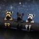 thumbnail image 5 of Moda de moda perro anillo Bulldog anillo abierto para mujeres personalidad joyería decoración de la Abanopi Silver, 5 of 7