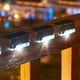 thumbnail image 3 of Luz LED solar para jardín al aire libre, lámpara solar impermeable, luz solar para exteriores, para decoración de escaleras, vallas de jardín, lámpara solar, luz solar, 3 of 5