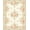 Beige, Pattern 2, variant on ODIKA 4'x6' Machine Washable Non-Slip Area Rug, Oval Creamy Beige with Floral Motifs High Traffic Rug, Ivory, 46971