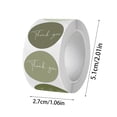 thumbnail image 2 of Thank You Stickers, 1 Roll of 500 1 Inch Round Sealing Labels Roll Envelopes Gift Wrapping DIY Crafts Small Business pcsaging Mailer Scrapbooking Decorative Decals., 2 of 6