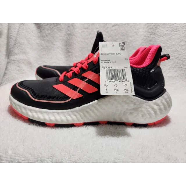 Adi - das ClimaWarm Boost Limited Edition Running Shoes H67361 Sz 4 Blk- NEW