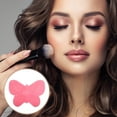 thumbnail image 2 of Unique Bargains Butterfly Makeup Brush Cleaning Mat 1 Pc Pink, 2 of 6