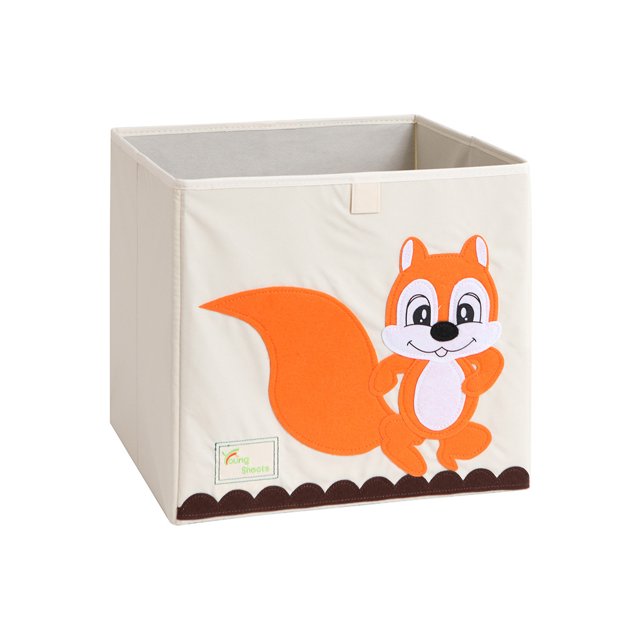 Wosthever Contenedor de almacenamiento versátil para ropa, juguetes, cubo, almacenamiento plegable, organizadores de juguetes, caja de Organizadores de utensilios de cocina ardilla