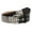 Black/Silver, variant on Snap On Punk Rock Star Pyramid Studded Checker Board Leather Belt