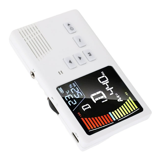 Metronome Tuner, Rechargeable LED Display 3 In 1 Digital Tuner Tone Generator with Vibration Microphone Pickup Modes for Guzheng, Guqin, Pipa