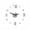 Silver, variant on Acrylic Roman Numerals Modern DIY Wall Clock Decorative Sticker Mural For Home Interior Design