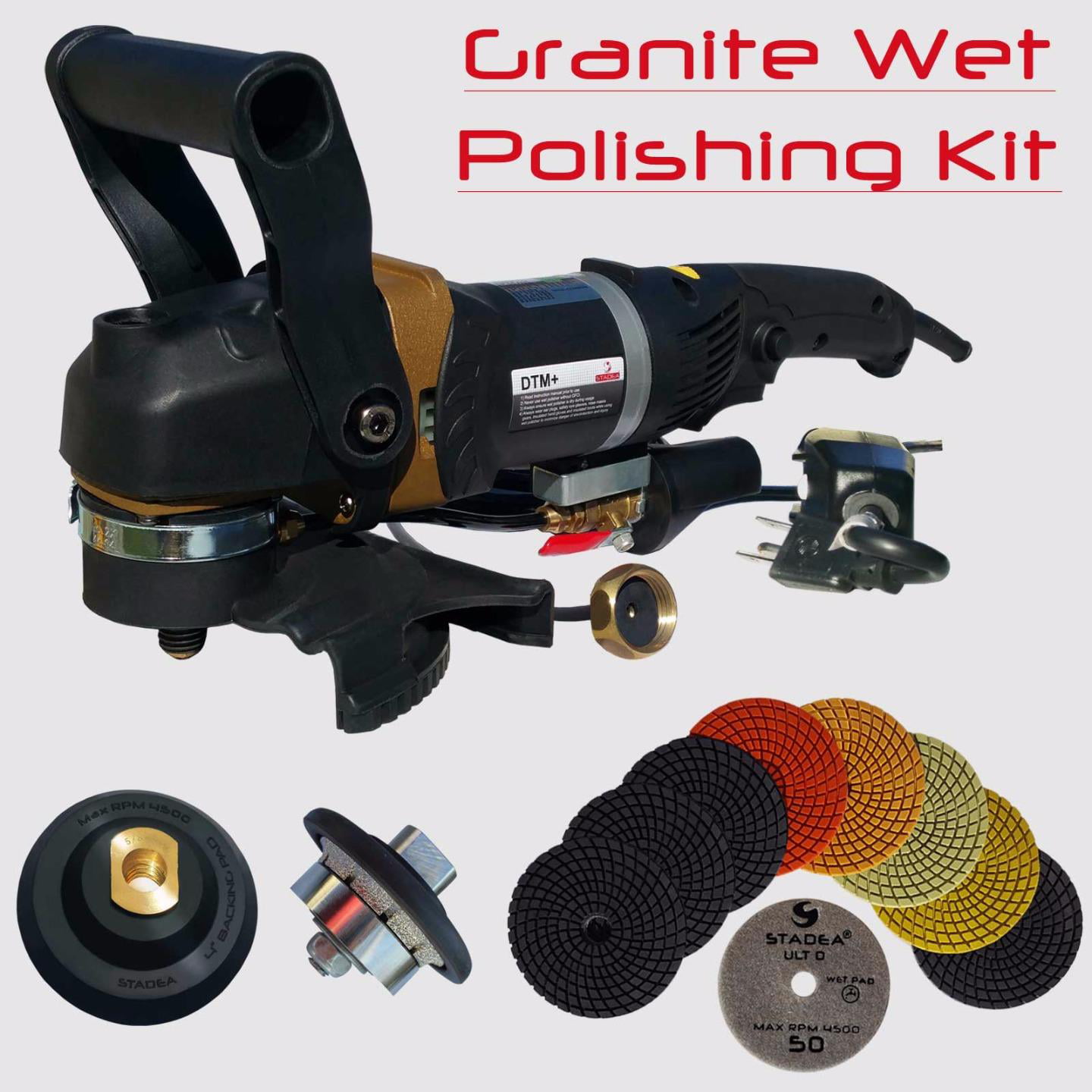 Wet Polisher Grinder stone cutter Lapidary Saw 23 Pad Blade floor Granite Cement 