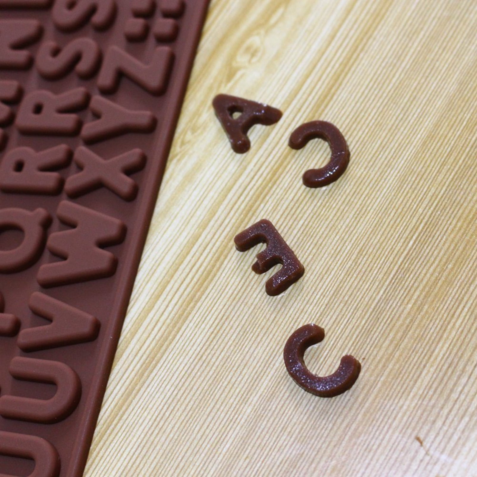 Small Letters A-Z Chocolate Mold - The Peppermill