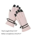 thumbnail image 3 of beishanbush Gloves Mittens Warm Gloves Women Winter Outdoor Sports Skiing Riding Cold Proof Waterproof Touchable Mobile Phone Slip Warm Gloves Pink, 3 of 6