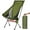 Green, variant on TOPCHANCES Camping Chairs, High Back Camping Chair with Headrest and Storage Bag, Outdoor Portable Lightweight Foldable Chair for Camping, Hiking, Travel, Beach and Sports, Black