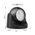 thumbnail image 3 of SHAR LED Light Controlled Dual Sensor Energy Saving Lamp Human Body 360 Degree Rotation Auto Sensor Work Light, 3 of 3