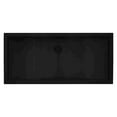 thumbnail image 6 of Ruvati 30 x 14 inch Gunmetal Black Stainless Steel Rectangular Bathroom Sink Undermount, 6 of 8