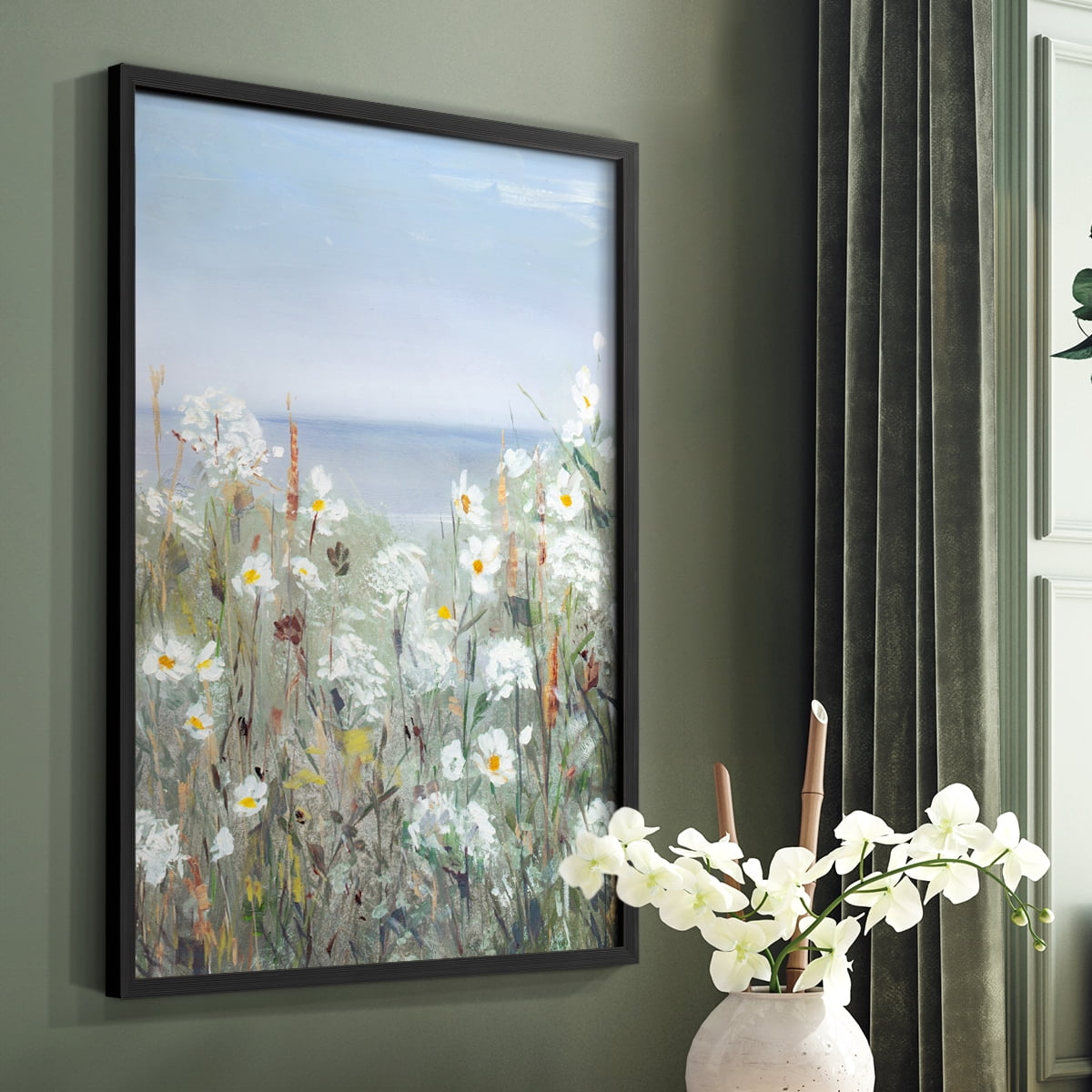 Wild Sea Breeze II Framed Print - Solid Wood in Single Picture Frame Solid Wood 2 Framed Print