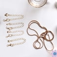 thumbnail image 3 of 4 Pcs Necklace Anklet Chain Extenders Gold Jewelry, 3 of 6